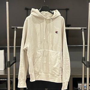 CHAMPION REVERSE WEAVE HOODIE (WHITE)